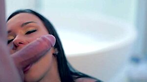 i enjoy giving cumshot and facial to this erotic brunette beauty