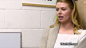 officer billy grabs milf's big juggs at work