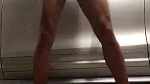 Gym workout in garage