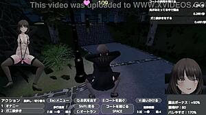 Sereka exposing herself in naked coat outdoors without getting caught