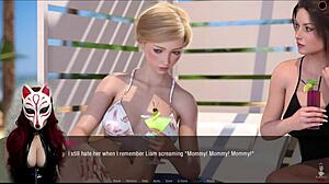 kate 6 features a milf in public beach game outdoor anime hentai