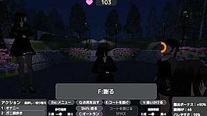 Sereka exposing herself in naked coat outdoors without getting caught