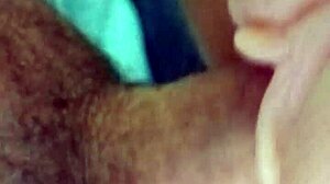 Morning sex with my toy, she moans in close-up cumshot scene.