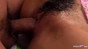 Skinny Japanese Teen 18+ Gets Hairy Pussy Creampied After Multiple Squirts