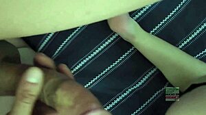 Teen 18+ Skinny Girl in 3some with Old Man, Group Fucks Her Cute Horny Body.