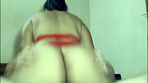 Watch Gina Halime ride that big cock in bed!