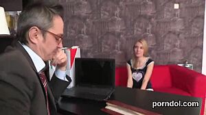 Innocent Bookworm Seduced and Drilled by Older Teacher