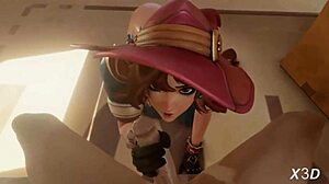 overwatch kiriko porn compilation with sound