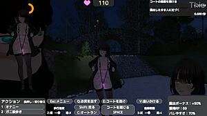 Sereka exposing herself in naked coat outdoors without getting caught