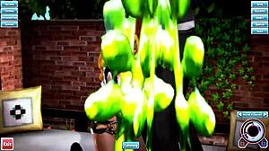 hentai animation of blonde cartoon character