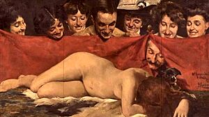 Vintage Erotic Art Unveiled in Bold Retro Style