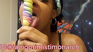 try this unicorn lollipop sample