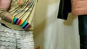 Amateur Gay Workout On Dancefloor With Hardcore Action