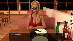 aby giving blowjob to alex in the car, swallowing all his cum