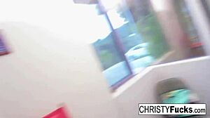 Christy Mack's Big Tits Heave With Emotion During Intense Blowjob And Cumshot