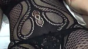 hotkinkyanniella pornstar model in lingerie outdoor hardcore