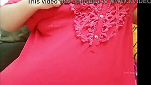 indian lonely bhabi subtly shows her boobs in suggestive pose