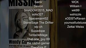 Wendy Dips Big Tits In Pool Cum