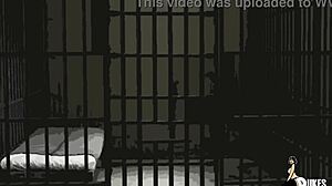 A Warden's Curvy Big Booty Wife Uses Her Huge Tits and Ass to Calm Prison Riots