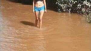 yo, we’re doing double penetration right by the river today