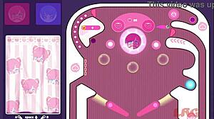 elf girl plays pinball and gets horny in this hentai anime part 1