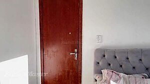 Otaku neighbor's daughter in mikasa cosplay gets filled with cum