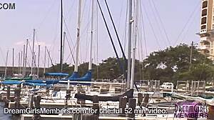 gigantic tits on mindy stripping naked in public