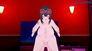 piper wheel and grace howard intense creampie sex in zenless zone zero hentai