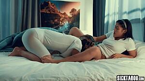 alina and kendra tribbing hard