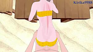 pyra homura and nia have intense moments - xenoblade chronicles 2 hentai