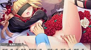 Hentai Girl Fingers Her Small Tits.