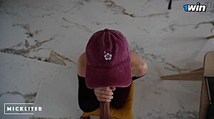 The Pizza Girl Eats Pizza Then Sucks My Cock After Trying To Run Away