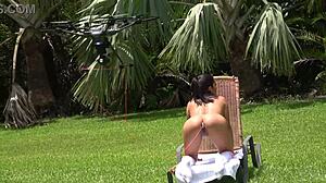 amateur teen sucks big black cock outdoors