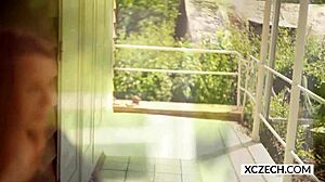 Awesome Eve teases on xczech com while exploring her body solo