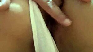 Chubby milf Aurora Estelar masturbates solo in sexy calaverita dress, getting horny