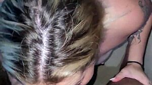 Can This Blonde Latina Slut Swallow Every Drop?