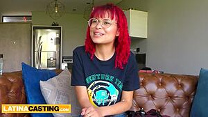 Cute Amateur Redhead 18yo Railed and Cumshot