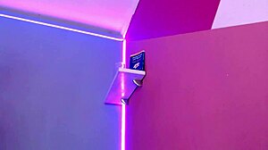 Latina uses dildo on webcam solo