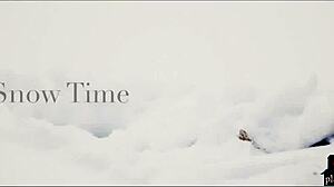 Couple Having Hot Sex After Playing In The Cold Snow