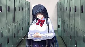 Can you resist grabbing those huge tits in the game?