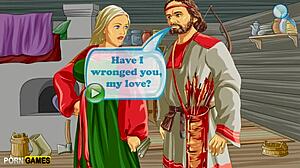 Greedy wife craves a huge monster cock in this anime hentai cartoon.