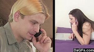 cock hungry alexandra bell selects big cocks online for blowjob and doggystyle!