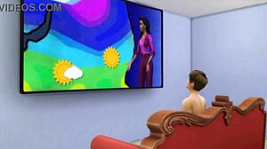 Japanese Stepmom and Stepson Close in Hotel Bed