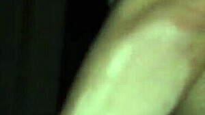 horny whore records blowjob and handjob on small tits