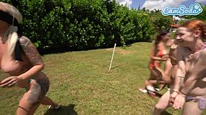 i play blindfolded chicken game with big butt spanking