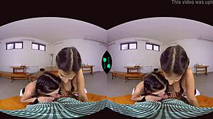 Oktobeerfest Girls Give Blowjobs and Gape in Threesome.