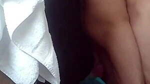 Young Japanese Girl Gives Blowjob In Hotel Shower Before Fucking