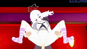 Mikamo Neru and Uzawa Reisa in Bunny Outfit Creampie Sex