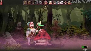 Jessica Curse Masturbates Big Tits and Ass in Hentai Lesbian Gameplay