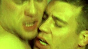 Gay couple enjoys relaxing moments together in peaceful settings